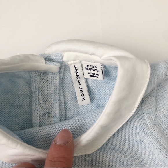 Janie and Jack Baby Girl Outfit blue 0-3m - Picture 5 of 8